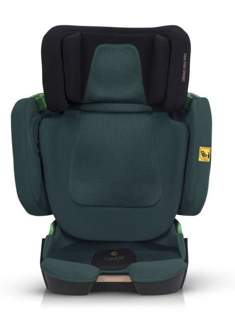 Grand Prix Pro Cavoe I-Size 100–150 cm 15-36 kg składany fotelik samochodowy z isofix - Forest
