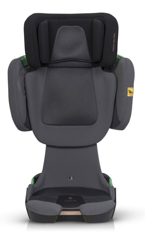 Grand Prix Pro Cavoe I-Size 100–150 cm 15-36 kg składany fotelik samochodowy z isofix - Iron