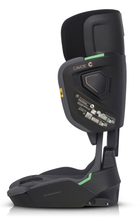 Grand Prix Pro Cavoe I-Size 100–150 cm 15-36 kg składany fotelik samochodowy z isofix - Iron