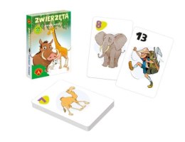Karty Piotruś + Pamięć - Zwierzęta gra 2614 ALEXANDER