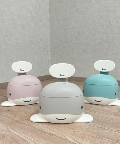 B-Nocnik wieloryb pastel Pink