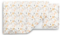 Sensillo Pościel 2-elementowa z falbanką bawełna 100x135cm, 40x60cm - Piknik