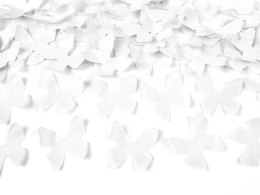 Tuba konfetti strzelające z białymi motylkami 60cm