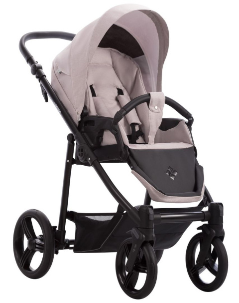 Vulcano New 2w1 Bebetto wózek wielofunkcyjny - Polski Produkt 01 czarny stelaż