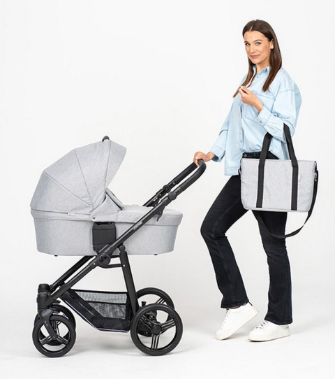 Vulcano New 2w1 Bebetto wózek wielofunkcyjny - Polski Produkt 01 czarny stelaż