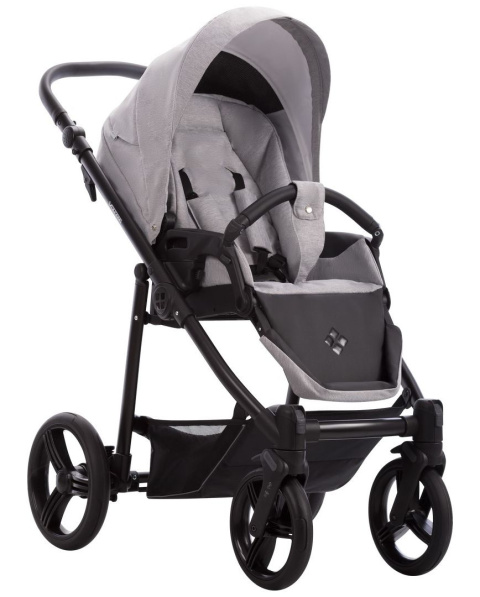 Vulcano New 2w1 Bebetto wózek wielofunkcyjny - Polski Produkt 02 czarny stelaż