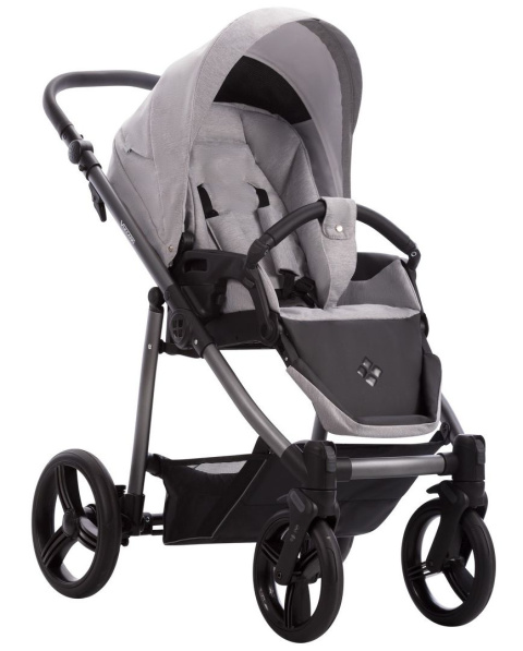 Vulcano New 2w1 Bebetto wózek wielofunkcyjny - Polski Produkt 02 grafitowy stelaż