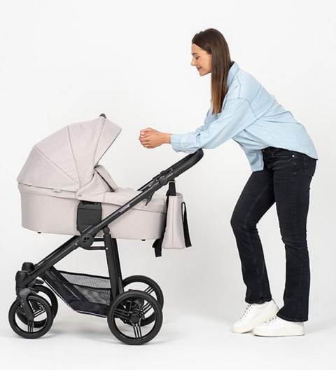 Vulcano New 2w1 Bebetto wózek wielofunkcyjny - Polski Produkt 03 czarny stelaż