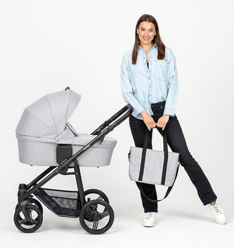 Vulcano New 2w1 Bebetto wózek wielofunkcyjny - Polski Produkt 03 czarny stelaż