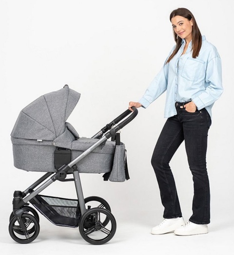 Vulcano New 2w1 Bebetto wózek wielofunkcyjny - Polski Produkt 04 grafitowy stelaż