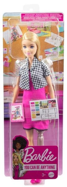 Lalka Barbie Kariera Projektantka wnętrz HCN12 DVF50 MATTEL