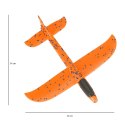 Szybowiec samolot styropianowy 34x33cm pomarańczowy