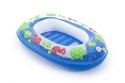 BESTWAY 34037 Kółko do pływania dla niemowląt koło pontonik dla dzieci dmuchany z siedziskiem łódka ponton materac niebieski 3-6