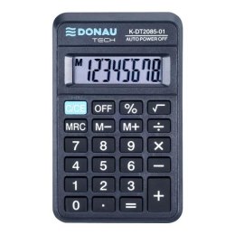 Kalkulator kieszonkowy Donau Tech K-DT2085 8 cyfr, funkcja pierwiastka czarny