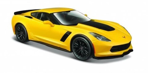 MAISTO 31133-55 Corvette Z06 2015 żółty samochód 1:24 p12