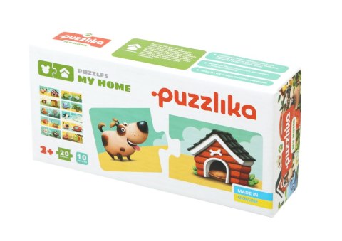 Puzzle "Mój dom" Łamigłówka Gdzie mieszkają zwierzątka 13074