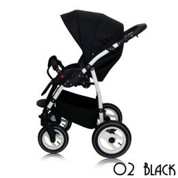 Inspiro 2w1 wózek głęboko-spacerowy Elite Design Group 02 black