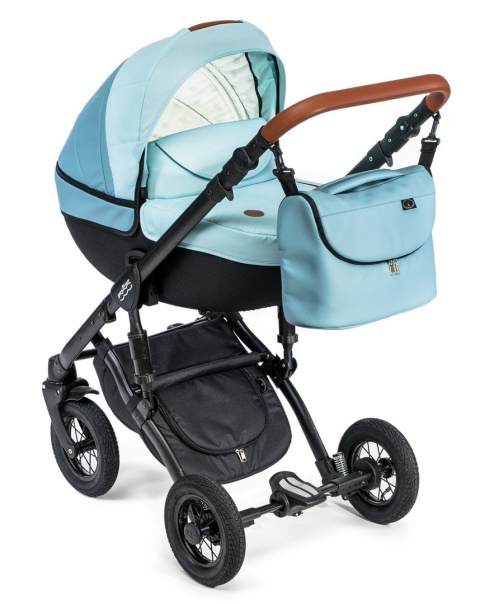 MAX 500 3w1 Dada Prams wózek dziecięcy z fotelikiem Kite 0-13kg Tiffany blue