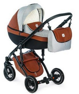 MAX 500 3w1 Dada Prams wózek dziecięcy z fotelikiem Kite 0-13kg chocolate