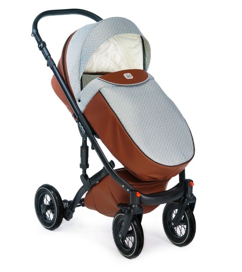 MAX 500 3w1 Dada Prams wózek dziecięcy z fotelikiem Kite 0-13kg chocolate
