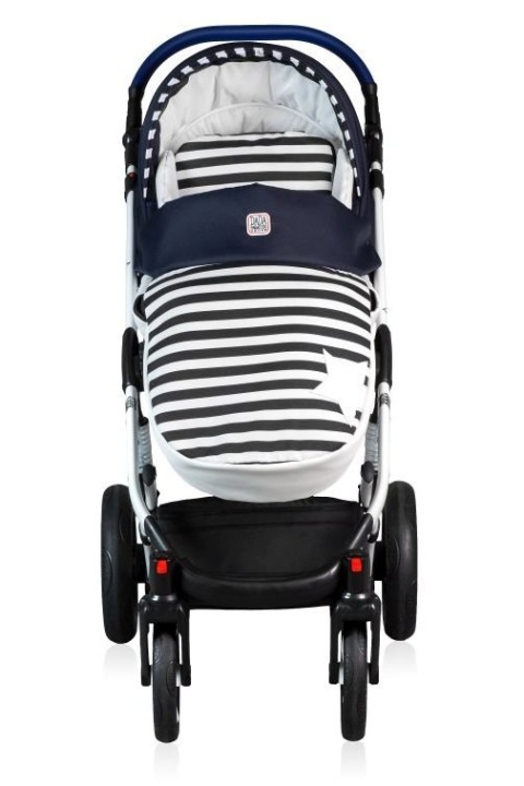 STARS 3w1 Dada Prams wózek dziecięcy z fotelikiem Carlo 0m+ - BLUE