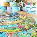 Puzzle Okrągłe Boppi Mapa Świata 150 Elementów