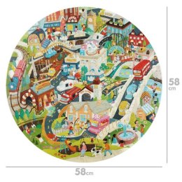 BOPPI, Puzzle okrągłe 58 cm - Życie w mieście 150 elem.