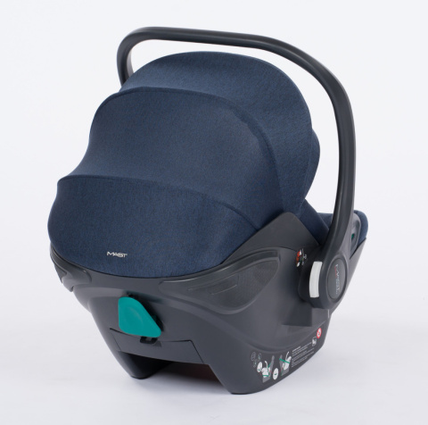 M.Zero i-Size MAST Swiss Design fotelik samochodowy do ok. 15 miesięcy (40-80 cm) - Blueberry