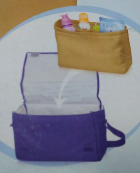 Mamma Bag Organizer Bertoni Lorelli - 6 przegródek 3 większe komory