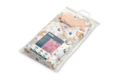 Sensillo Otulacz do fotelika Velvet XL - PIKNIK BRZOSKWINIOWY