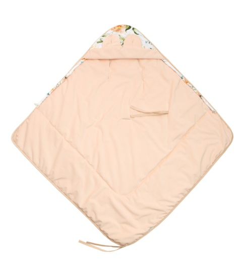 Sensillo Otulacz do fotelika Velvet XL - PIWONIA BRZOSKWINIOWY