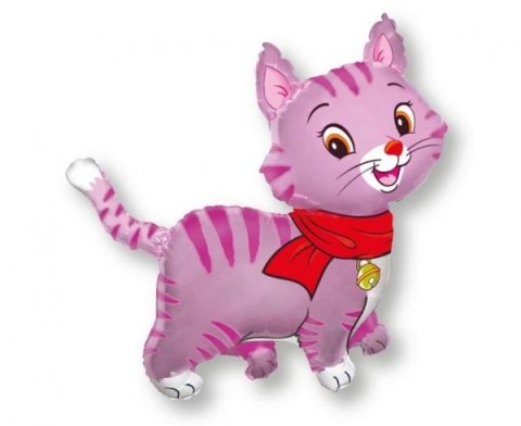 Balon foliowy 24" FX Piękny kotek różowy Godan