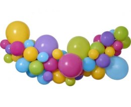 Girlanda balonowa DIY Kolorowa 65 balonów + taśma Godan