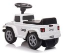 Jeździk pchacz chodzik dla dziecka JEEP Rubicon Gladiator biały, 61x28x42 cm