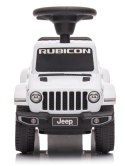 Jeździk pchacz chodzik dla dziecka JEEP Rubicon Gladiator biały, 61x28x42 cm