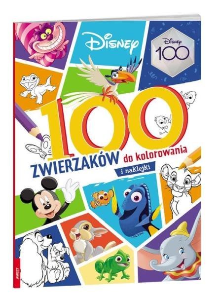 Książeczka Disney. 100 zwierzaków do kolorowania KZ-9101