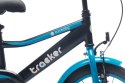 Rowerek dla chłopca 16 cali Tracker bike z pchaczem neon niebieski