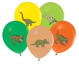 Balony dinozaury 5 sztuk 12