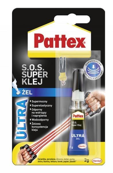 Klej SUPER POWER ŻEL PATTEX S.O.S. 2g