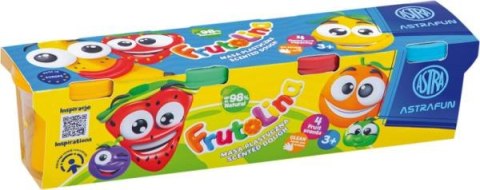 Masa plastyczna Frutolina zestaw 100g x 4 szt ASTRA FUN