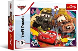 TREFL 18293 Puzzle 30 Rozpędzone samochody / Disney Cars 3