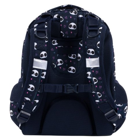 Tornister ergonomiczny Love Panda sztywny kasetonowy#CZ