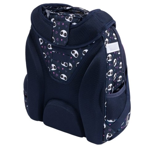 Tornister ergonomiczny Love Panda sztywny kasetonowy#CZ