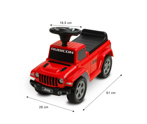 Jeździk dziecięcy Jeep Rubicon Pink Toyz terenowy design 1 do 3 lat.