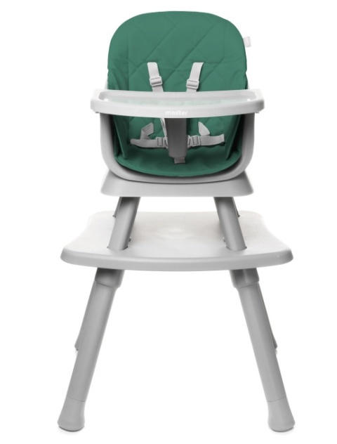 MASTER 4Baby Krzesełko do karmienia 6w1 ze stolikiem - Green