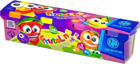 Masa plastyczna Frutolina zestaw Neon 100g x 4 szt ASTRA FUN