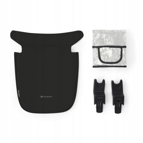 NEWLY Kinderkraft Wózek wielofunkcyjny 3w1 do 22 kg - CLASSIC BLACK
