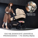 NEWLY Kinderkraft Wózek wielofunkcyjny 3w1 do 22 kg - CLASSIC BLACK