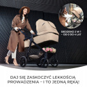 NEWLY Kinderkraft Wózek wielofunkcyjny 3w1 do 22 kg - MOONLIGHT GREY