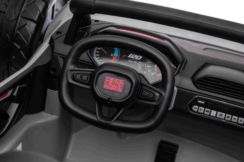 Auto Buggy Racing 5 na akumulator dla dzieci +3. Szary + Silniki 2x200W + Pilot + Wolny Start